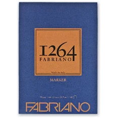 Fabriano 1264 Marker A4 70g/m2 100 lapos felül ragasztott tömb Fabriano 1264 Marker A4 70g/m2 100 lapos felül ragasztott tömb