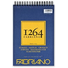 Fabriano 1264 Sketch 90g A4 120lapos spirálkötött rajz- és vázlattömb Fabriano 1264 Sketch 90g A4 120lapos spirálkötött rajz- és vázlattömb