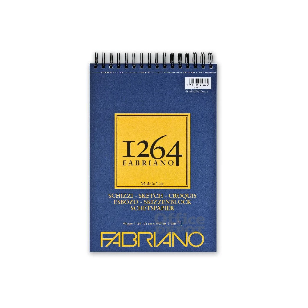 Fabriano 1264 Sketch 90g A4 120lapos spirálkötött rajz- és vázlattömb