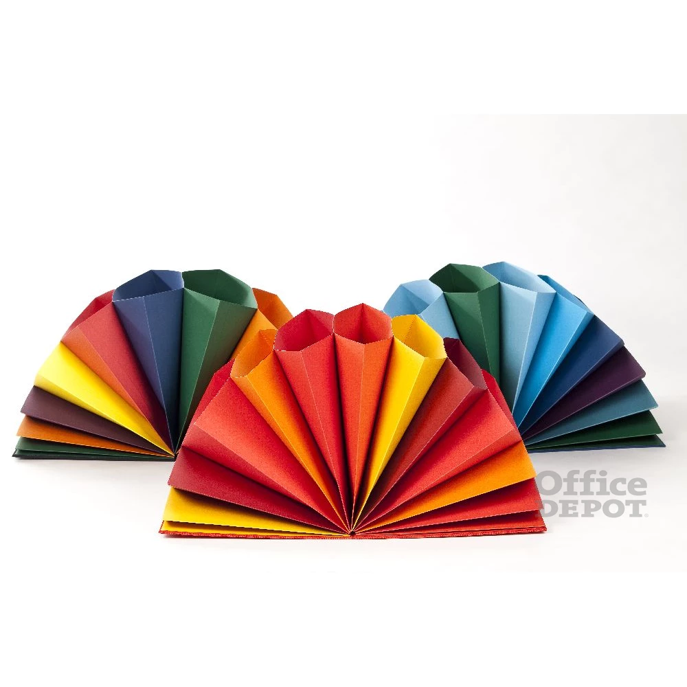 Fabriano 12 színesrekeszes kék irattartó mappa