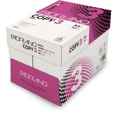 Fabriano Copy 3 Office A4 80g másolópapír Fabriano Copy 3 Office A4 80g másolópapír