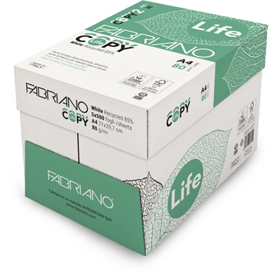 Fabriano Copy Life A4 80g újrahasznosított másolópapír Fabriano Copy Life A4 80g újrahasznosított másolópapír