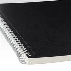 Fabriano Ecoqua A4 70lapos fekete vonalas spirálfüzet Fabriano Ecoqua A4 70lapos fekete vonalas spirálfüzet