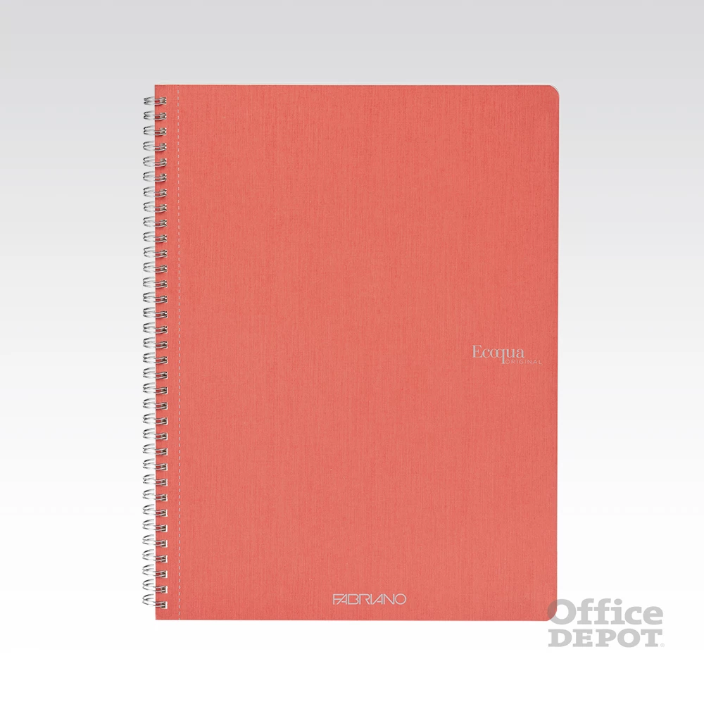 Fabriano Ecoqua A4 70lapos korall kockás spirálfüzet