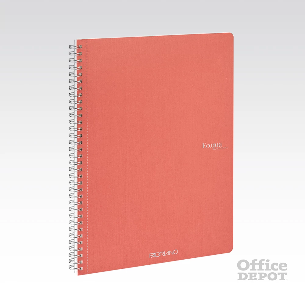 Fabriano Ecoqua A4 70lapos korall kockás spirálfüzet