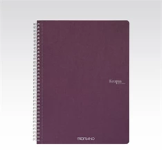 Fabriano Ecoqua A4 70lapos lila vonalas spirálfüzet Fabriano Ecoqua A4 70lapos lila vonalas spirálfüzet