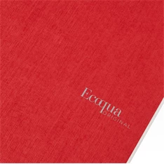 Fabriano Ecoqua A4 70lapos piros kockás spirálfüzet Fabriano Ecoqua A4 70lapos piros kockás spirálfüzet