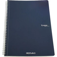 Fabriano Ecoqua A4 70lapos sötétkék kockás spirálfüzet Fabriano Ecoqua A4 70lapos sötétkék kockás spirálfüzet