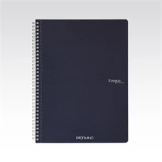 Fabriano Ecoqua A4 70lapos sötétkék kockás spirálfüzet Fabriano Ecoqua A4 70lapos sötétkék kockás spirálfüzet