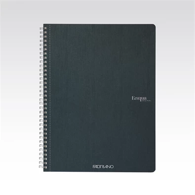 Fabriano Ecoqua A4 70lapos sötétzöld vonalas spirálfüzet Fabriano Ecoqua A4 70lapos sötétzöld vonalas spirálfüzet