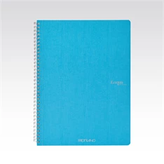 Fabriano Ecoqua A4 70lapos türkiz sima spirálfüzet Fabriano Ecoqua A4 70lapos türkiz sima spirálfüzet