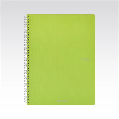 Fabriano Ecoqua A4 70lapos világoszöld vonalas spirálfüzet Fabriano Ecoqua A4 70lapos világoszöld vonalas spirálfüzet