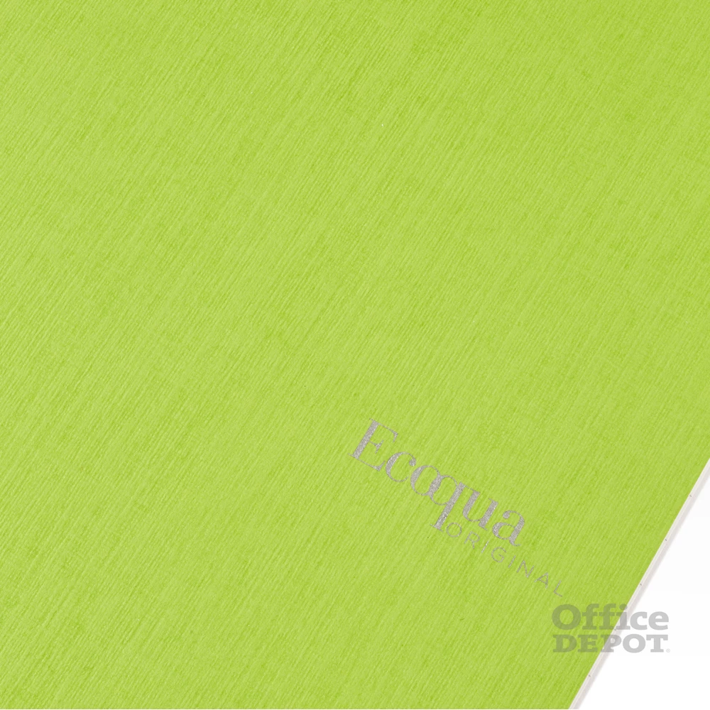Fabriano Ecoqua A4 70lapos világoszöld vonalas spirálfüzet