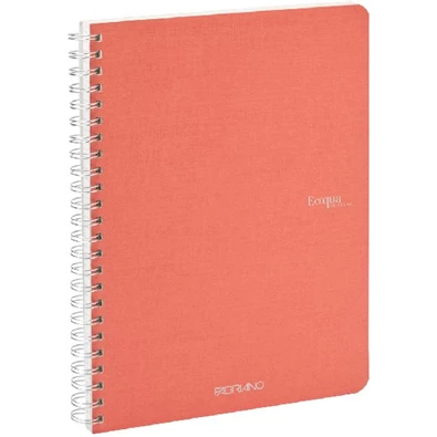 Fabriano Ecoqua A5 70lapos korall kockás spirálfüzet Fabriano Ecoqua A5 70lapos korall kockás spirálfüzet