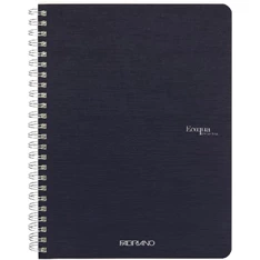Fabriano Ecoqua A5 70lapos sötétkék sima spirálfüzet Fabriano Ecoqua A5 70lapos sötétkék sima spirálfüzet