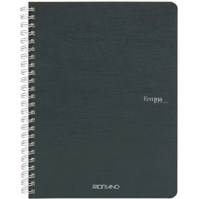 Fabriano Ecoqua A5 70lapos sötétzöld kockás spirálfüzet Fabriano Ecoqua A5 70lapos sötétzöld kockás spirálfüzet