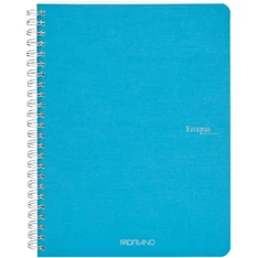 Fabriano Ecoqua A5 70lapos türkiz sima spirálfüzet Fabriano Ecoqua A5 70lapos türkiz sima spirálfüzet