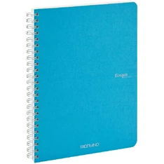 Fabriano Ecoqua A5 70lapos türkiz sima spirálfüzet Fabriano Ecoqua A5 70lapos türkiz sima spirálfüzet