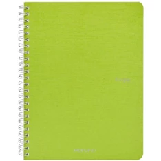 Fabriano Ecoqua A5 70lapos világoszöld vonalas spirálfüzet