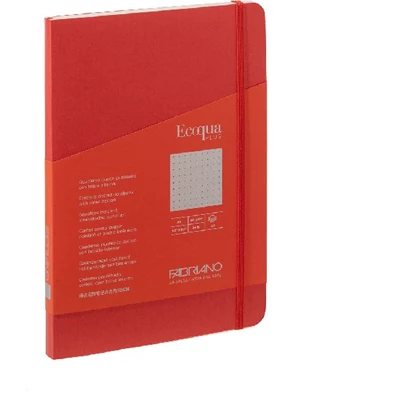 Fabriano Ecoqua Plus A5 80 lapos piros pontozott notesz Fabriano Ecoqua Plus A5 80 lapos piros pontozott notesz