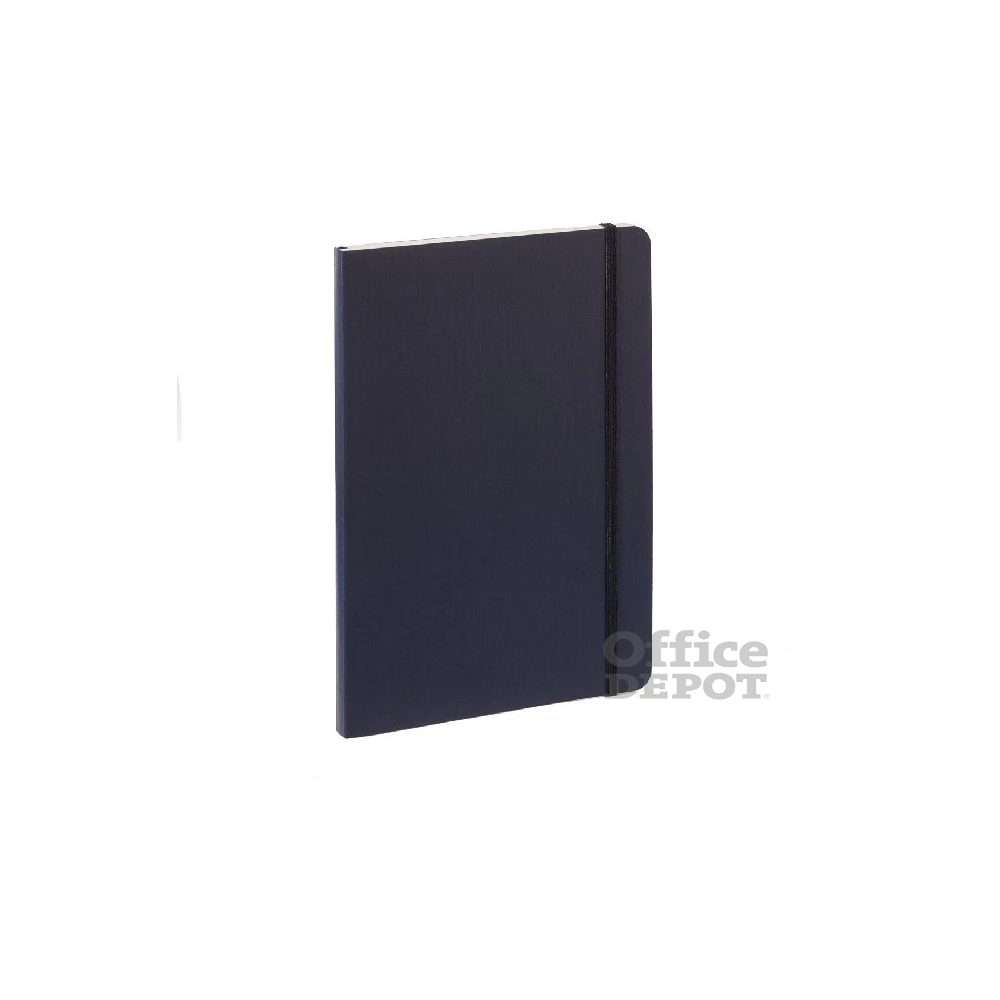 Fabriano Ecoqua Plus A5 80 lapos sötétkék vonalas notesz