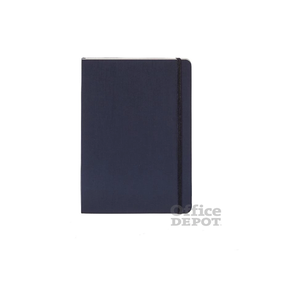 Fabriano Ecoqua Plus A5 80 lapos sötétkék vonalas notesz