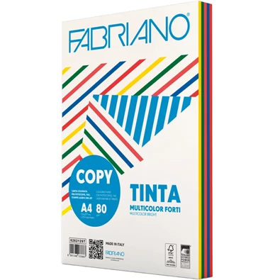 Fabriano Multicolor A4 80g 250lap intenzív színes másolópapír Fabriano Multicolor A4 80g 250lap intenzív színes másolópapír