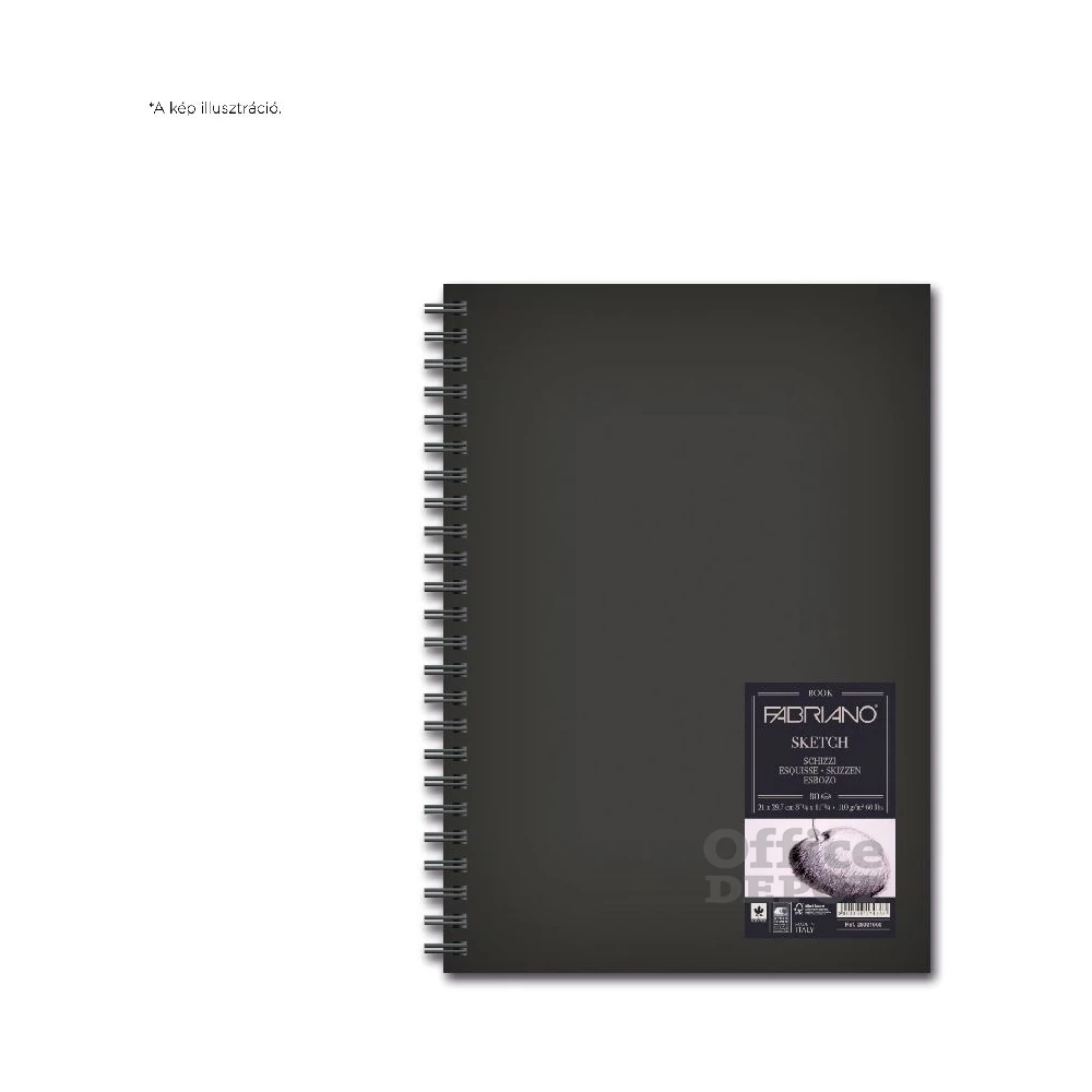 Fabriano Sketch 110g A6 80lapos rajz- és vázlattömb
