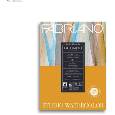 Fabriano Watercolour Studio 200g 22,9x30,5cm 20lapos akvarell tömb Fabriano Watercolour Studio 200g 22,9x30,5cm 20lapos akvarell tömb