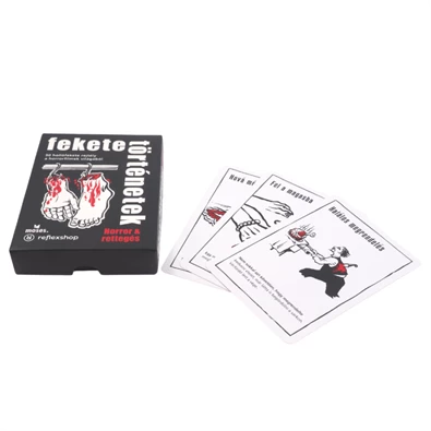 Fekete történetek: horror & rettegés logisztori rejtvények Fekete történetek: horror & rettegés logisztori rejtvények
