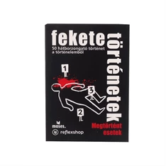 Fekete történetek társasjáték - Megtörtént esetek logisztori rejtvények Fekete történetek társasjáték - Megtörtént esetek logisztori rejtvények