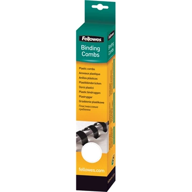 Fellowes 8mm 25db-os 21-40lapos fehér műanyag spirál Fellowes 8mm 25db-os 21-40lapos fehér műanyag spirál