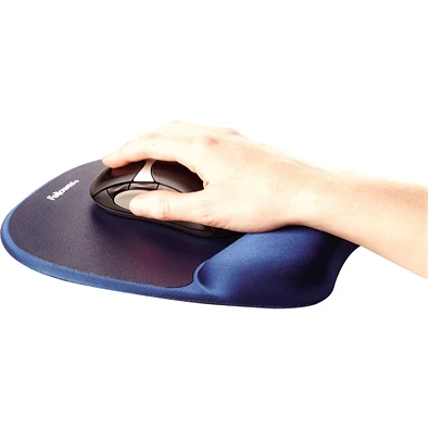 Fellowes 9172801 Memory Foam habtöltésű csuklótámaszos zafírkék egérpad Fellowes 9172801 Memory Foam habtöltésű csuklótámaszos zafírkék egérpad