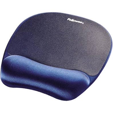 Fellowes 9172801 Memory Foam habtöltésű csuklótámaszos zafírkék egérpad Fellowes 9172801 Memory Foam habtöltésű csuklótámaszos zafírkék egérpad