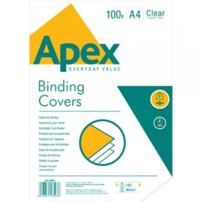 Apex Light A4 140mic 100db-os víztiszta előlap Apex Light A4 140mic 100db-os víztiszta előlap