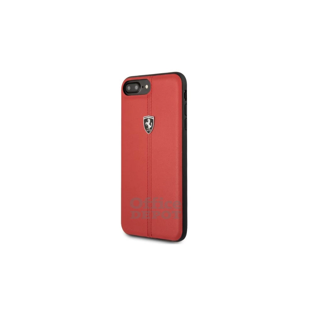 Ferrari Heritage iPhone 8 Plus piros kemény/csíkos tok