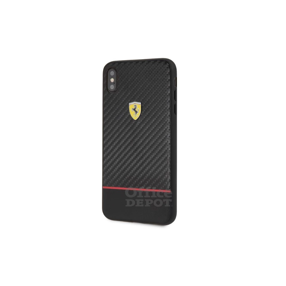 Ferrari On-Ttrack Racing iPhone XS MAX karbon karbon/gumi hátlap