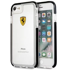 Ferrari iPhone 7 átlátszó/fekete hátlap Ferrari iPhone 7 átlátszó/fekete hátlap