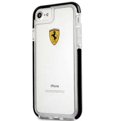 Ferrari iPhone 7 átlátszó/fekete hátlap Ferrari iPhone 7 átlátszó/fekete hátlap