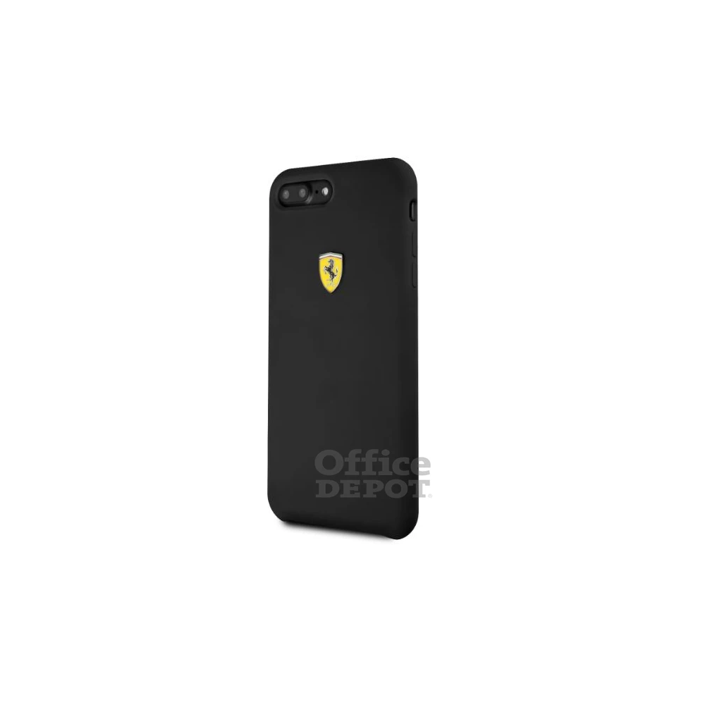 Ferrari SF iPhone 8 Plus fekete szilikon hátlap