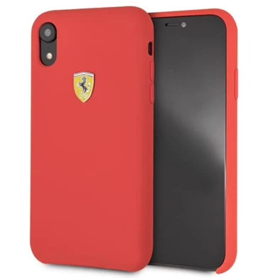 Ferrari SF iPhone XR piros szilikon hátlap Ferrari SF iPhone XR piros szilikon hátlap