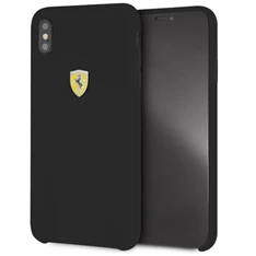 Ferrari SF iPhone XS MAX fekete szilikon hátlap Ferrari SF iPhone XS MAX fekete szilikon hátlap