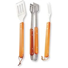 Fieldmann FZG 9018 rozsdamentes acél bambusz fogantyús 3db-os BBQ szett Fieldmann FZG 9018 rozsdamentes acél bambusz fogantyús 3db-os BBQ szett