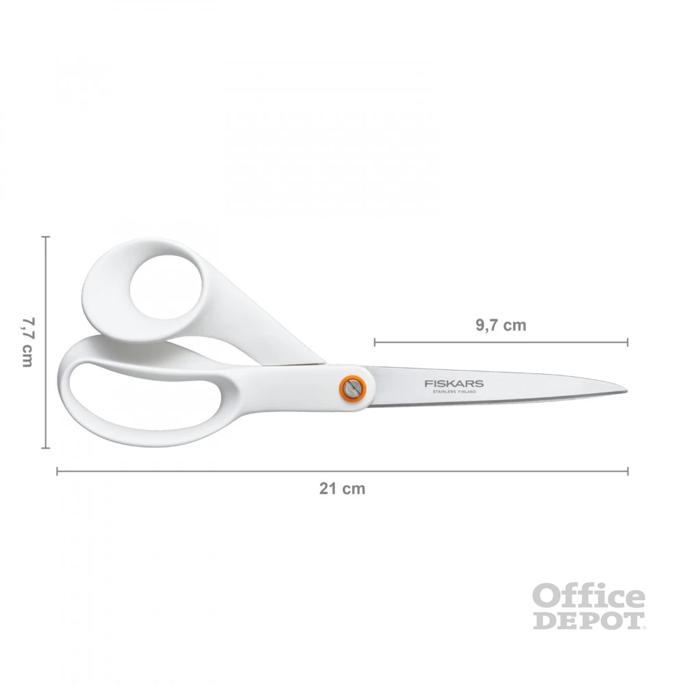 Fiskars 1020412 21 cm fehér általános olló