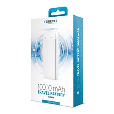 Forever TF-0119 TB-100M 10000 mAh fehér power bank Forever TF-0119 TB-100M 10000 mAh fehér power bank