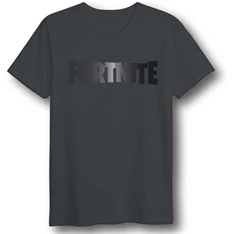 Fortnite logó mintás fekete póló, XXL méret Fortnite logó mintás fekete póló, XXL méret