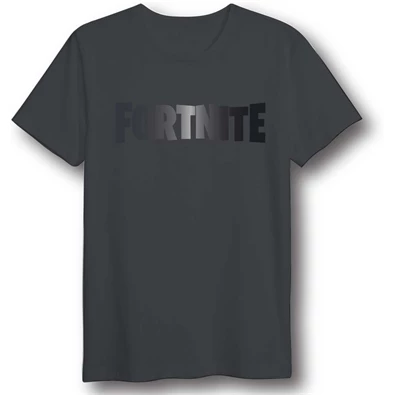 Fortnite logó mintás fekete póló, XXL méret Fortnite logó mintás fekete póló, XXL méret