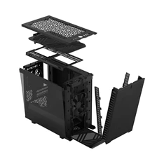 Fractal Design Define 7 Nano fekete (táp nélküli) ablakos mini-ITX ház Fractal Design Define 7 Nano fekete (táp nélküli) ablakos mini-ITX ház