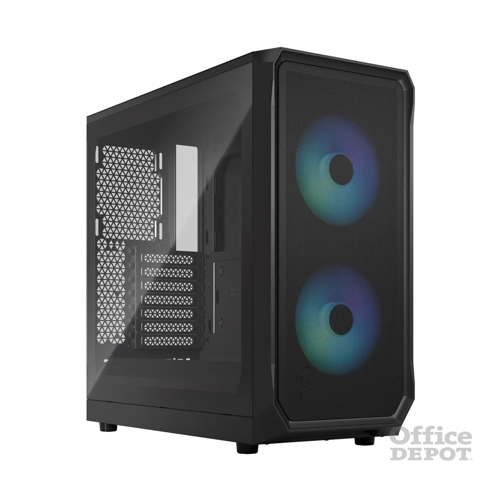 Fractal Design Focus 2 RGB fekete (táp nélküli) ablakos ATX ház