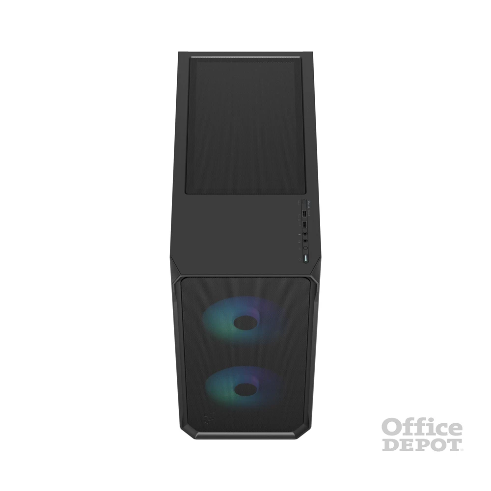 Fractal Design Focus 2 RGB fekete (táp nélküli) ablakos ATX ház